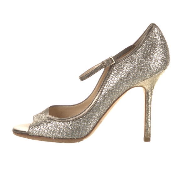 Jimmy Choo Shoes - Jimmy Choo Mary Jane Glitter Heel